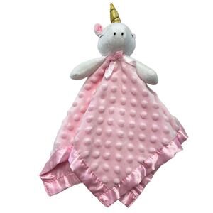 Pro Goleem Infant Girl Unicorn Security Blanket Lovey Stuffy Silky Lovie No Tags